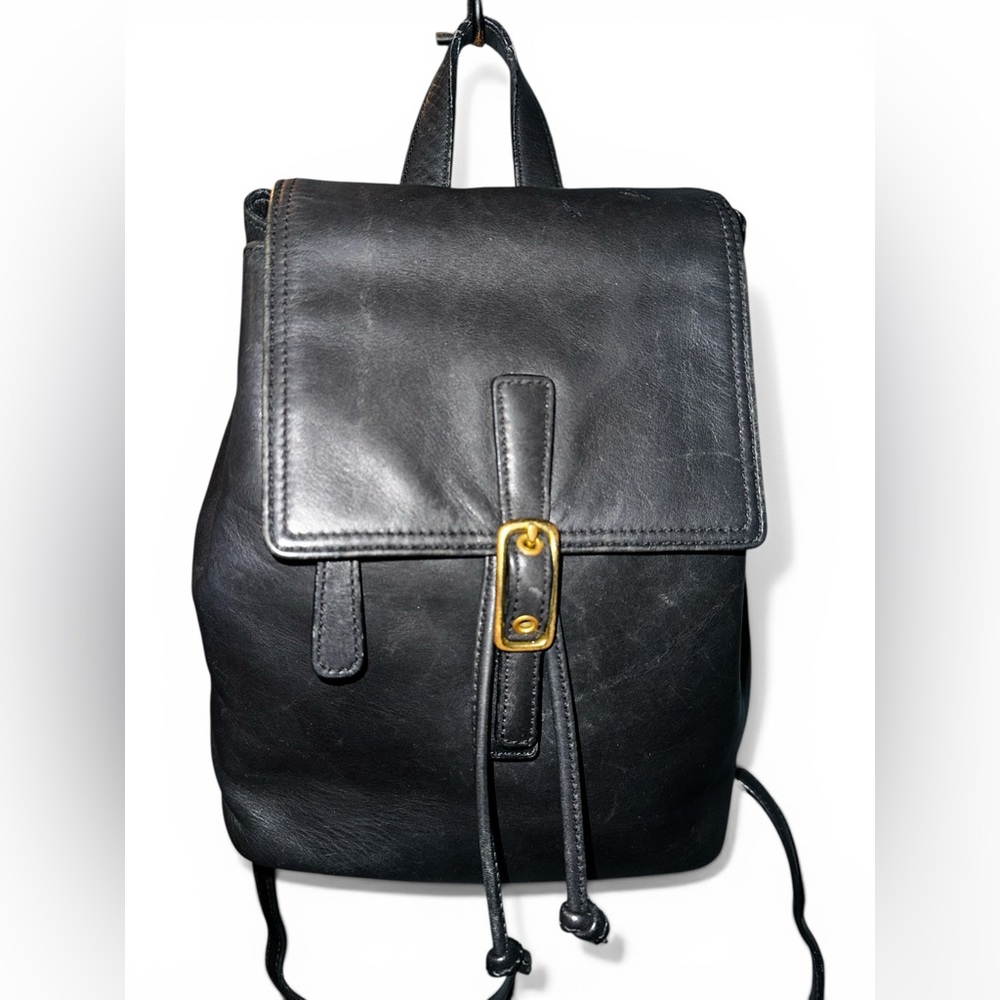 Coach Hampton Legacy Vintage Leather Backpack - Picture 2 of 16